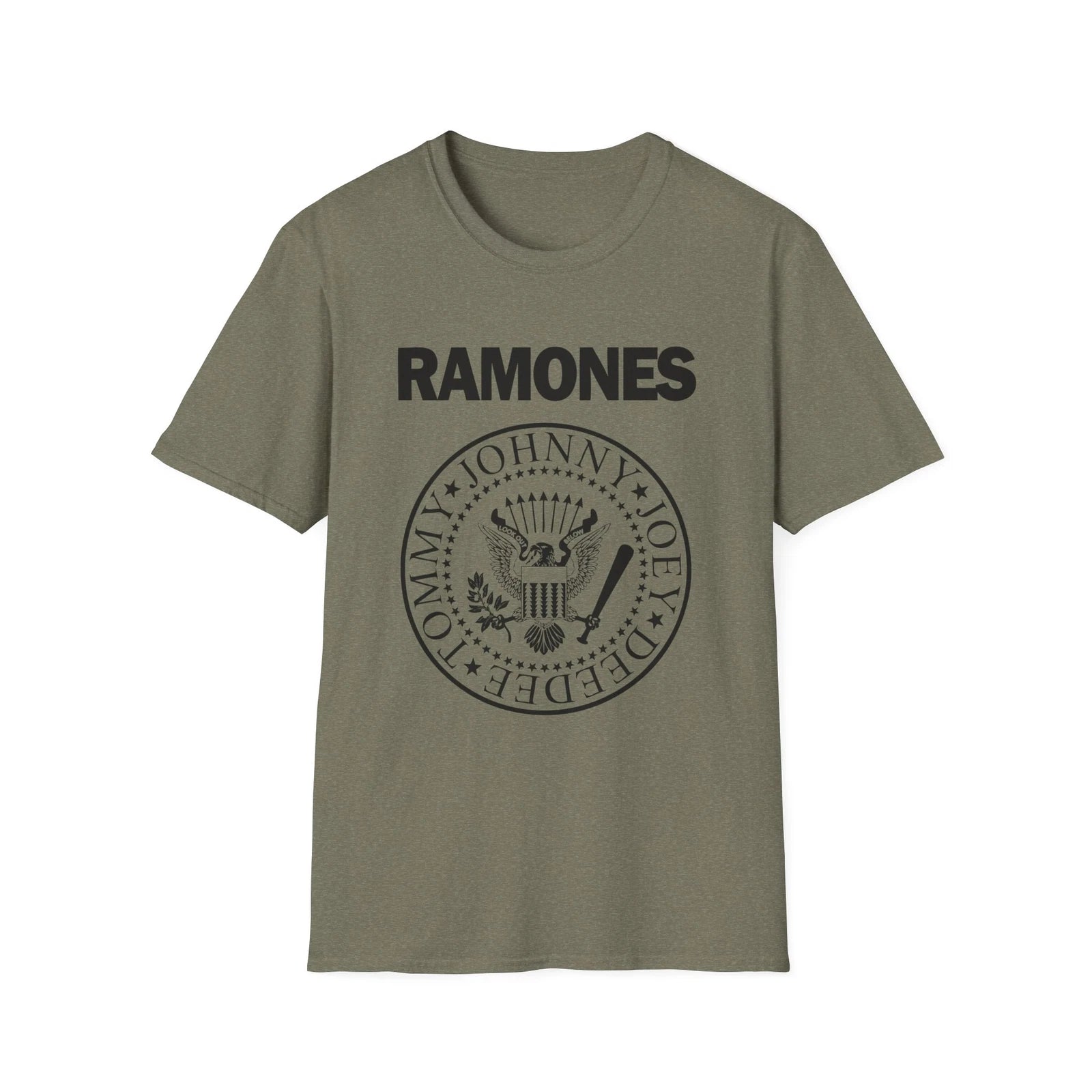 Vintage Ramones Unisex Softstyle T-Shirt, Music Lover Tee, Band Merch, Retro