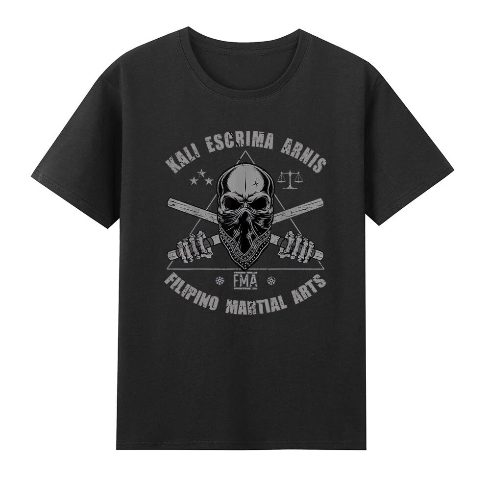 Kali Escrima Arnis FMA Filipino Martial Arts Martial Arts Men's Black T-Shirt
