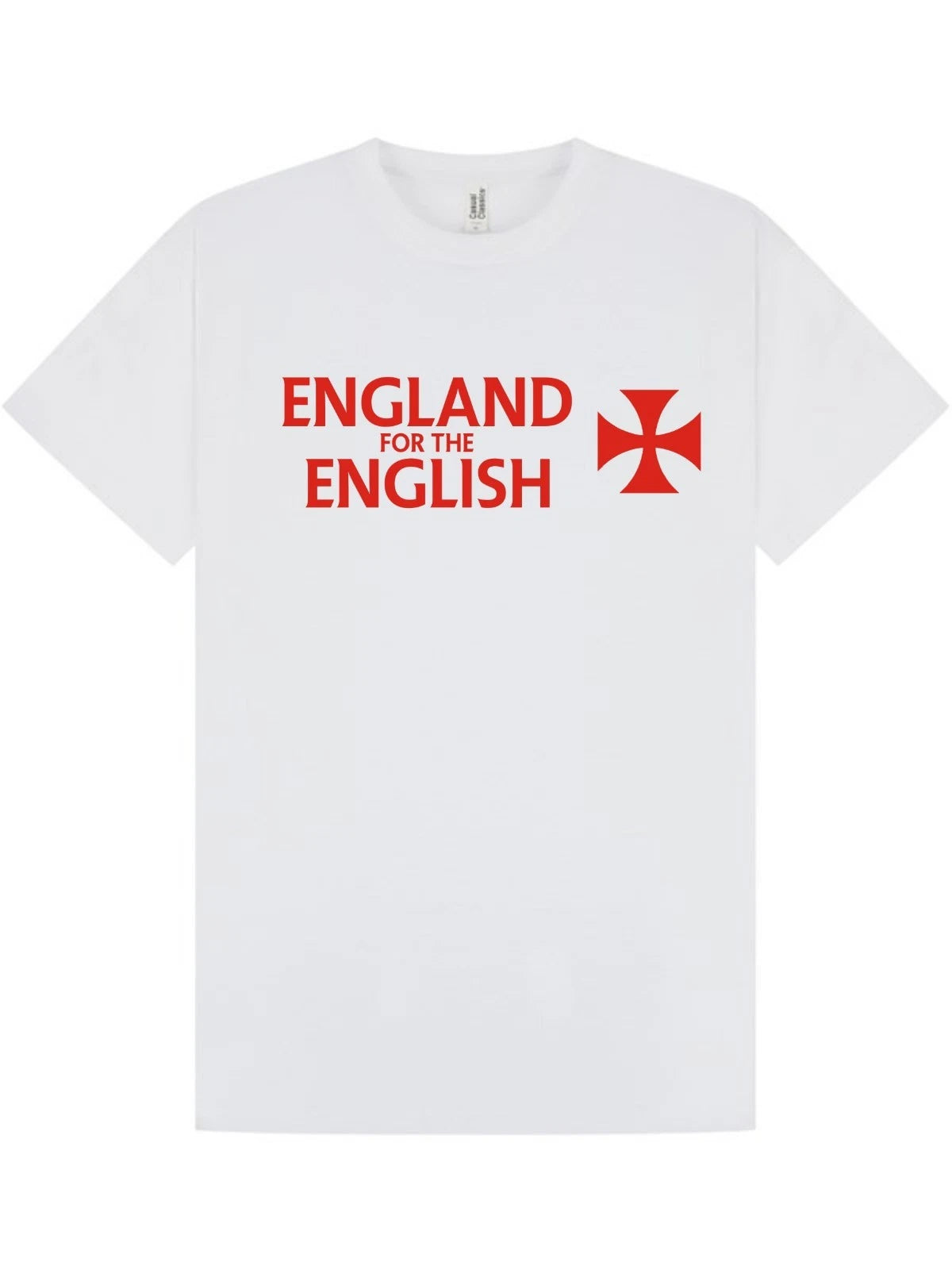ENGLAND FOR THE ENGLISH Unisex T-Shirt / ILLIGAL IMMIGRATION / HUMOUR / S-XXL
