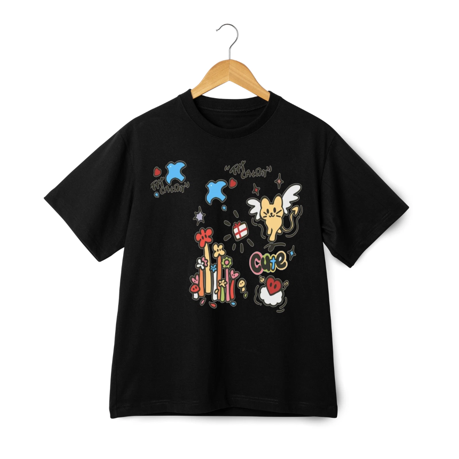 TFi Cat Day Cute Graphic Unisex Tee