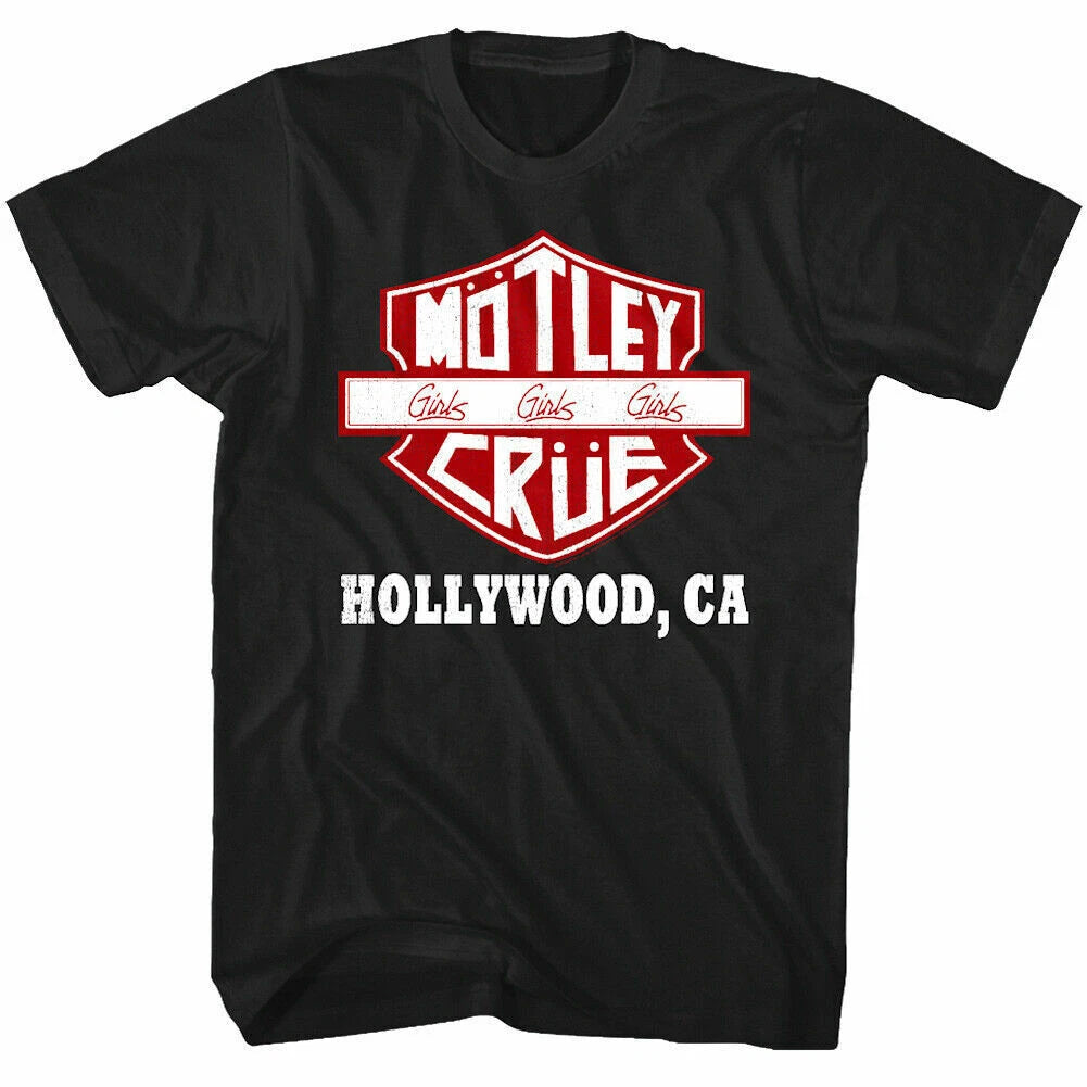 Motley Crue Girls Road Sign Men’s T Shirt, Shirt For Music Fan