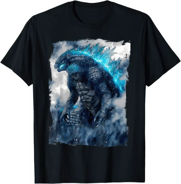 Kaiju Japanese Monster Art Movie Fan Graphic Anime Style Creature T Shirt