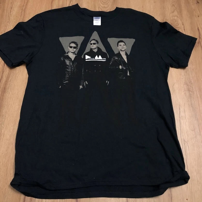 Depeche Mode Delta Machine Tour T-Shirt Rock Concert Tee Black Size Medium New