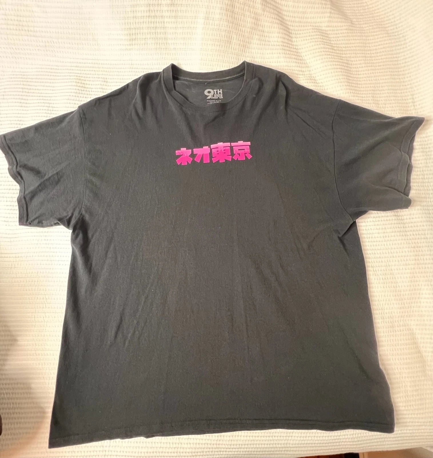 9th Life Neo Tokyo Cyberpunk Graphic T-Shirt XXL