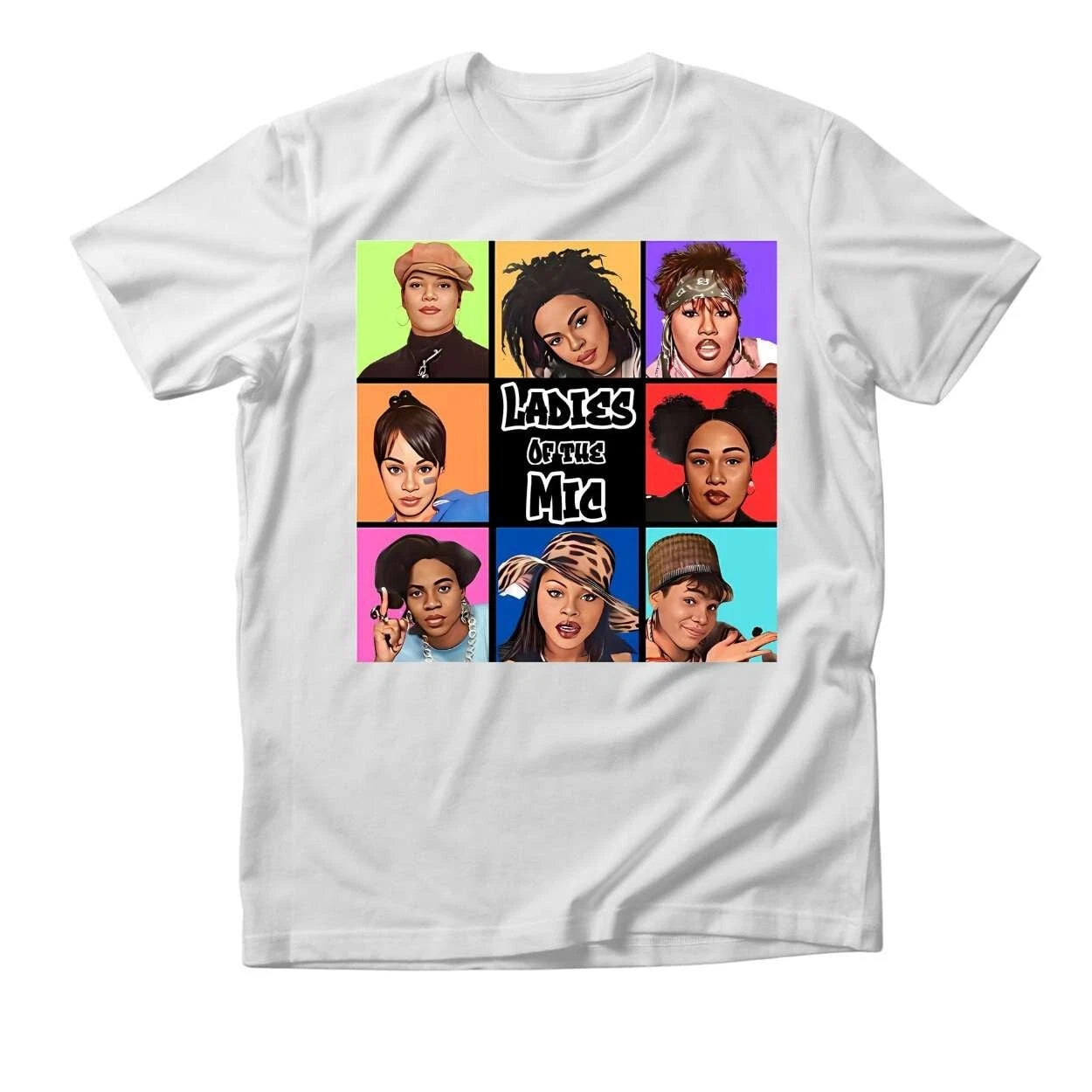Ladies of rap t shirt, women hip hop tee, 90s rap, latifah foxy shirt