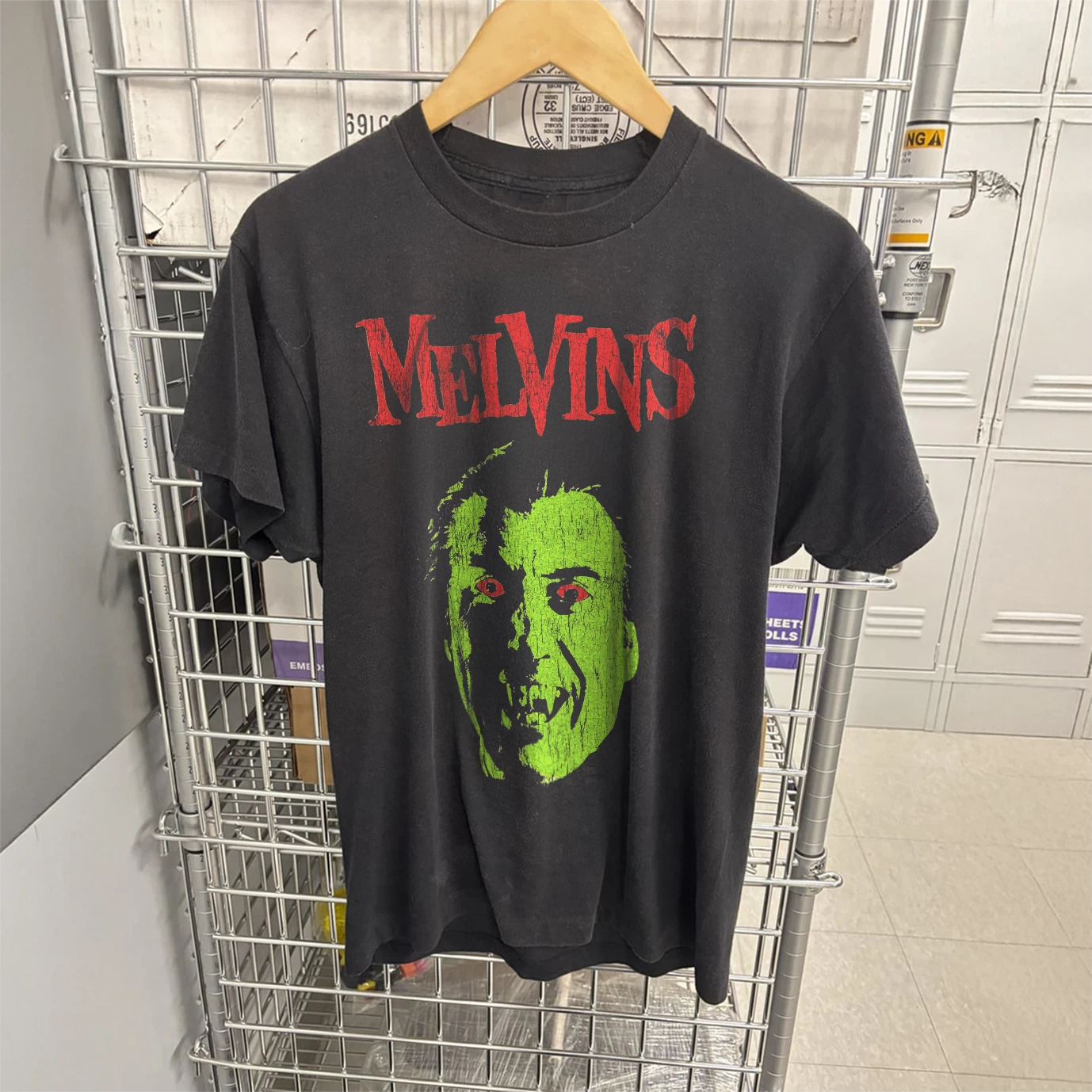 90s Melvins 'Dracula' Washed T-Shirt Black L