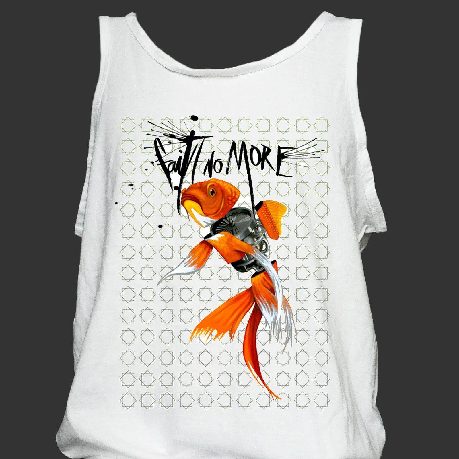 Faith No More Metal Punk Rock T-SHIRT vest top unisex white S-2XL