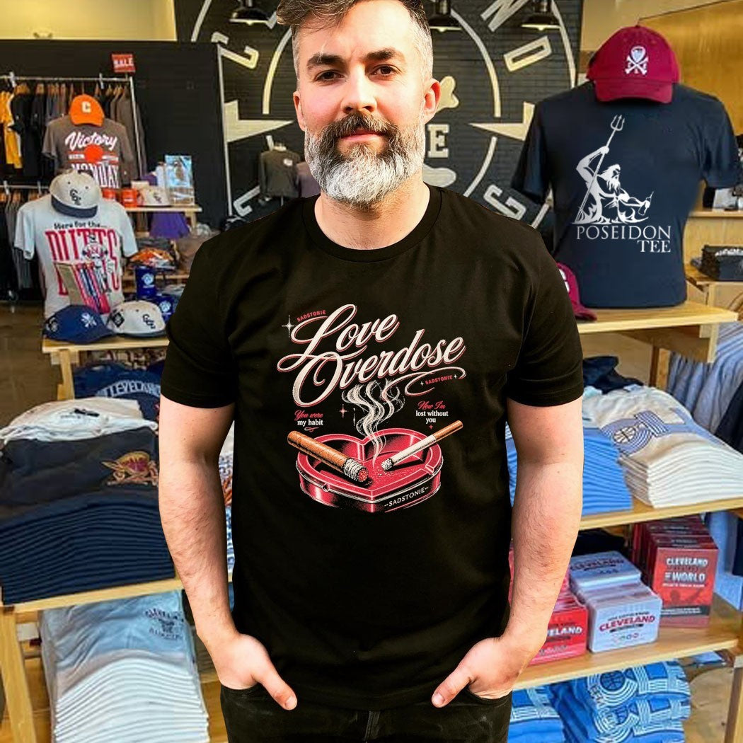 Sadstonie Love Overdose Heart Ashtray T-shirt