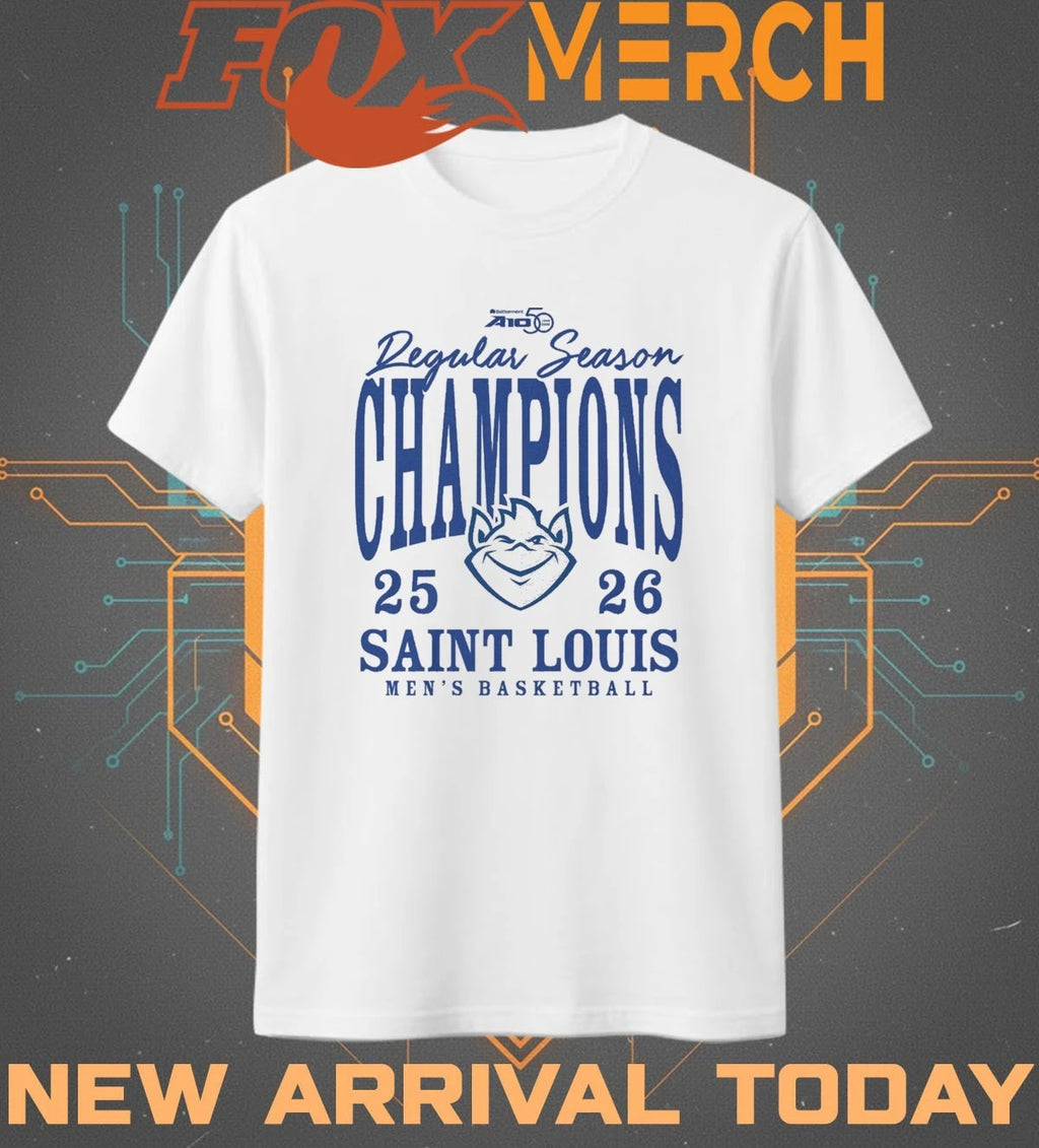 Saint Louis Billikens 2026 Atlantic 10 Regular Season Champions t-shirt