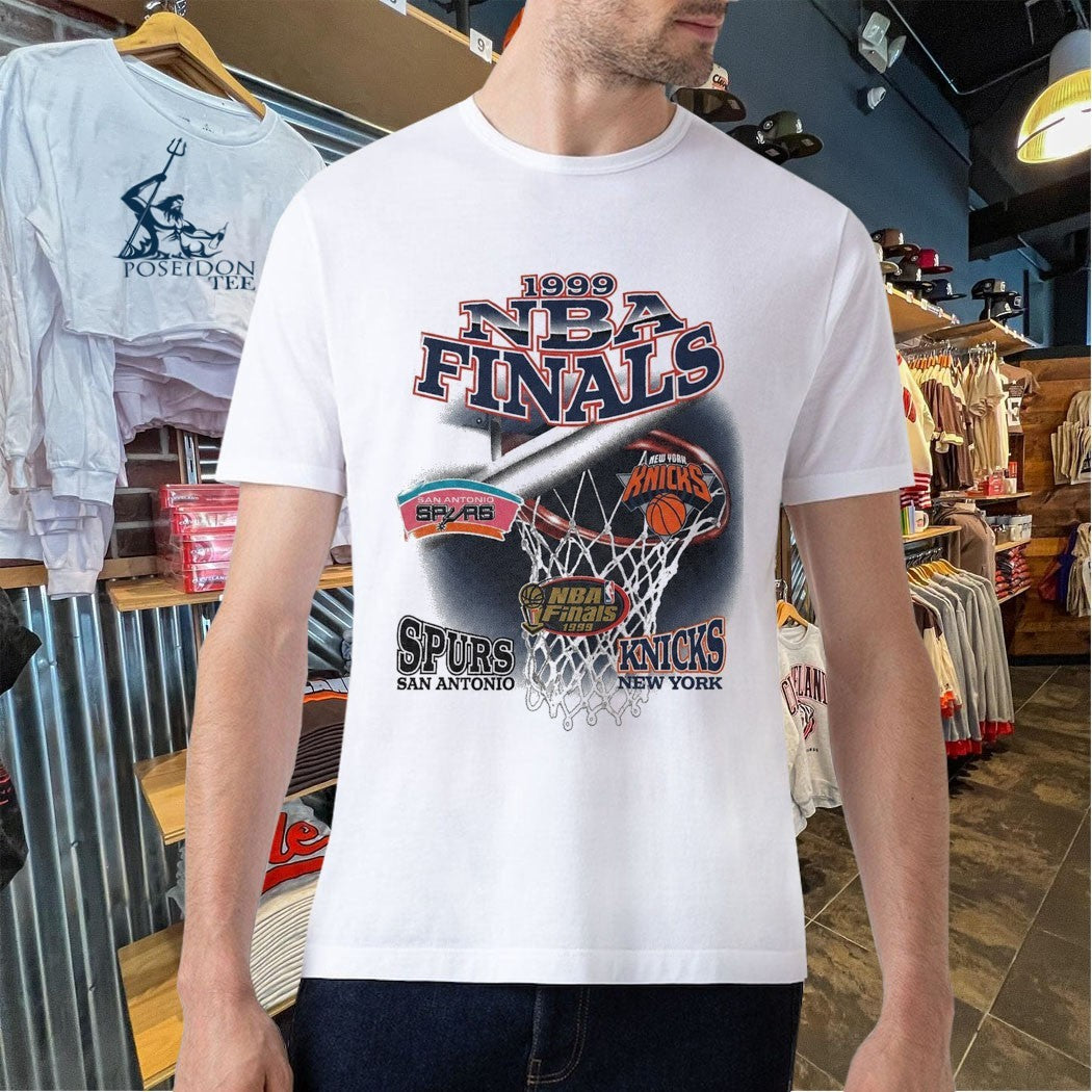 San Antonio Spurs Vs New York Knicks 1999 Nba Finals Vintage T-shirt