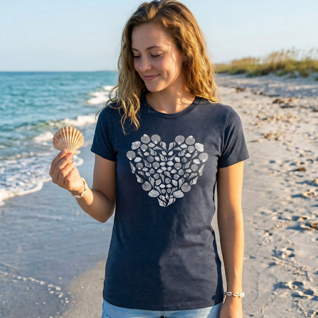 Shell Heart Women's T Shirt
