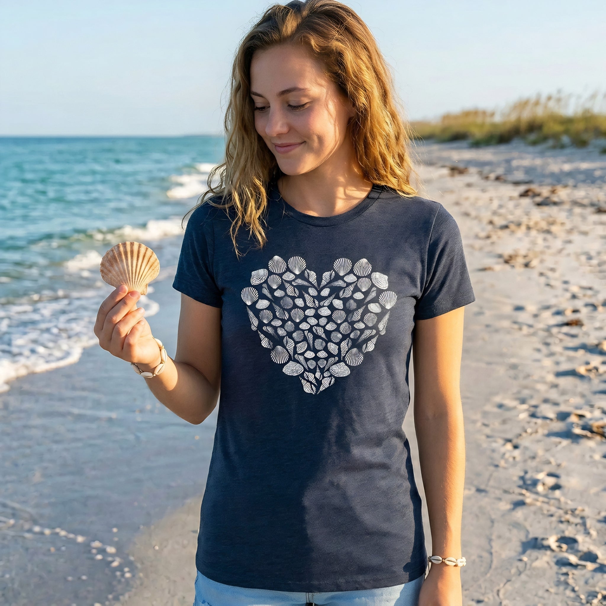 Shell Heart Women's T Shirt