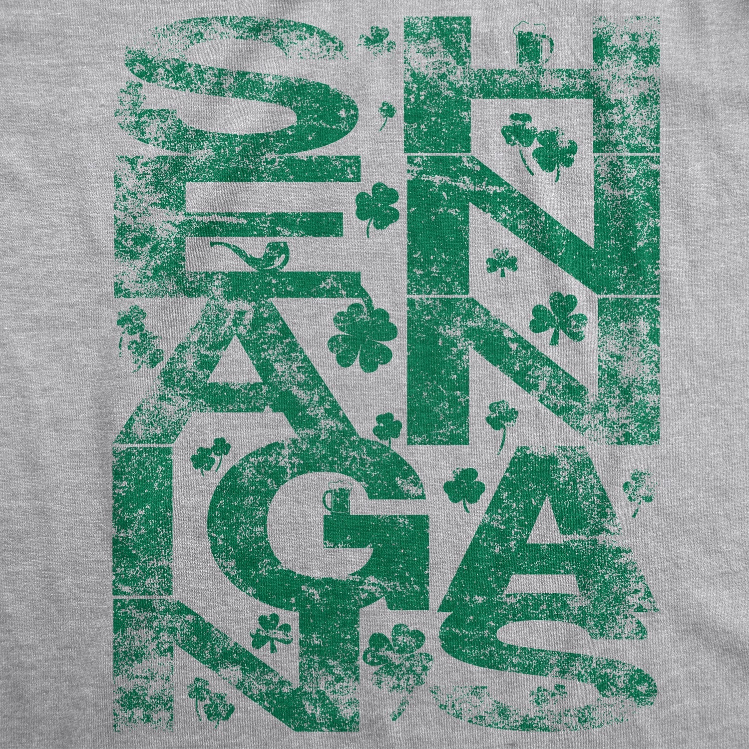 Shenanigans Covered In Clovers Men's T Shirt