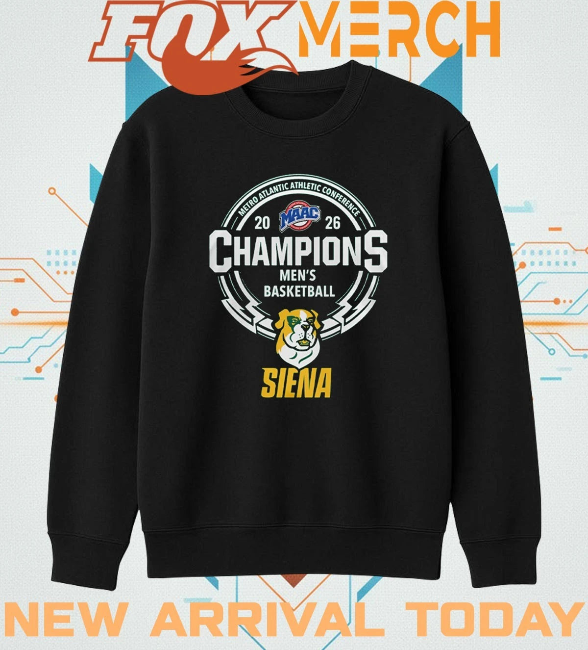 Siena Saints Men’s Basketball 2026 Metro Atlantic Athletic Conference Champions t-shirt