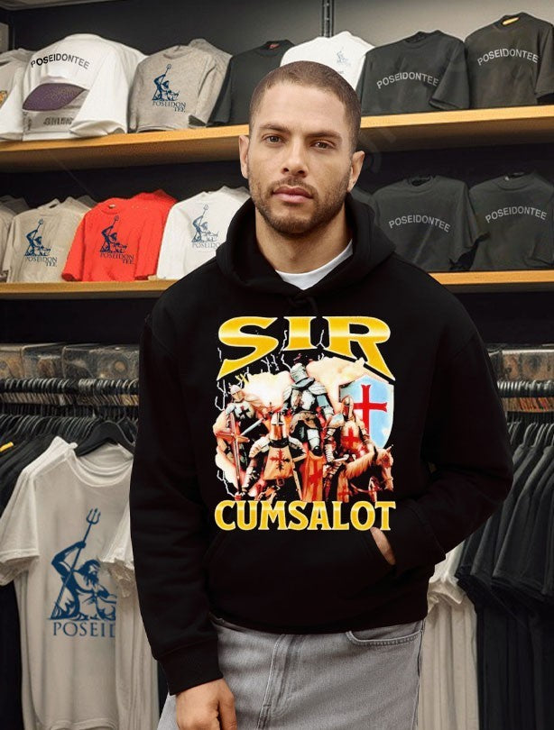 Sir Cumsalot Knights Medieval Crusader T-shirt