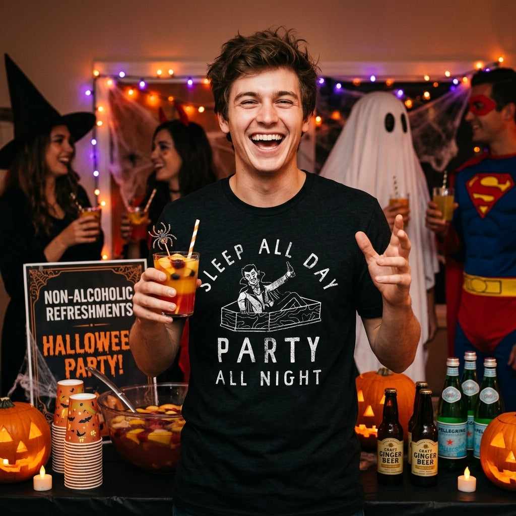 Sleep All Day Party All Night Men's T Shirt