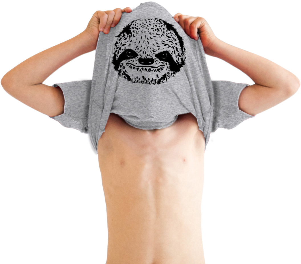Ask Me Why I'm Lazy Sloth Flip Youth T Shirt