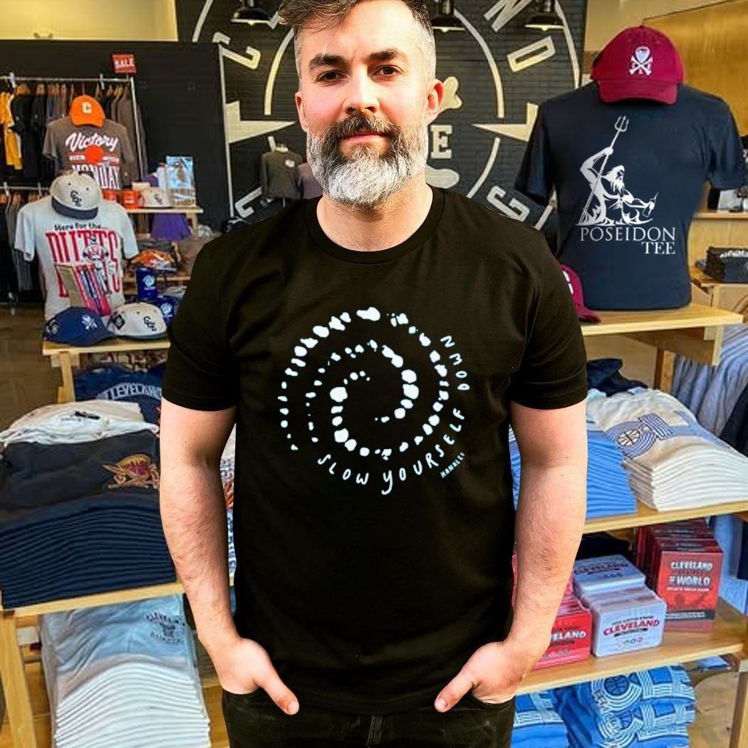 Slow Yourself Down Whale Bubble T-shirt