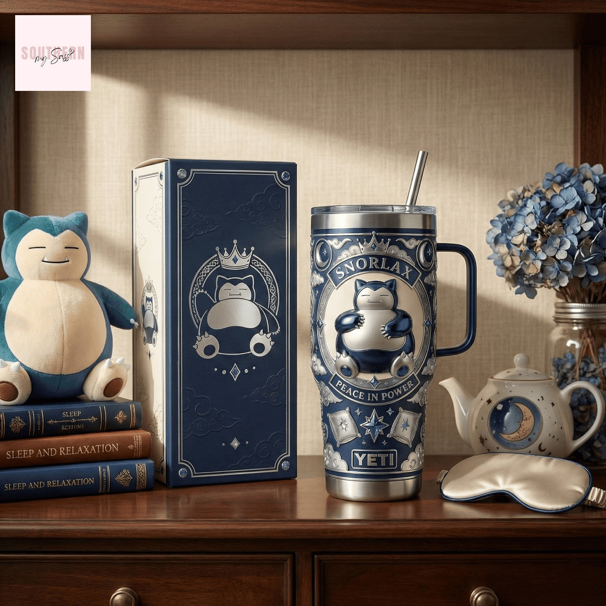 Snorlax Peace In Power Tumbler
