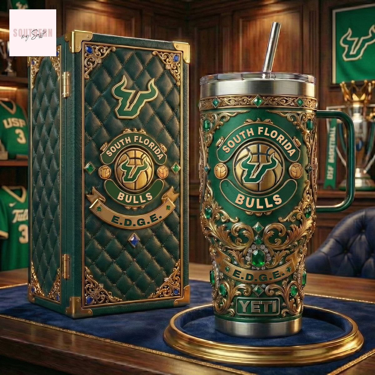 South Florida Bulls Basketball E.D.G.E Tumbler