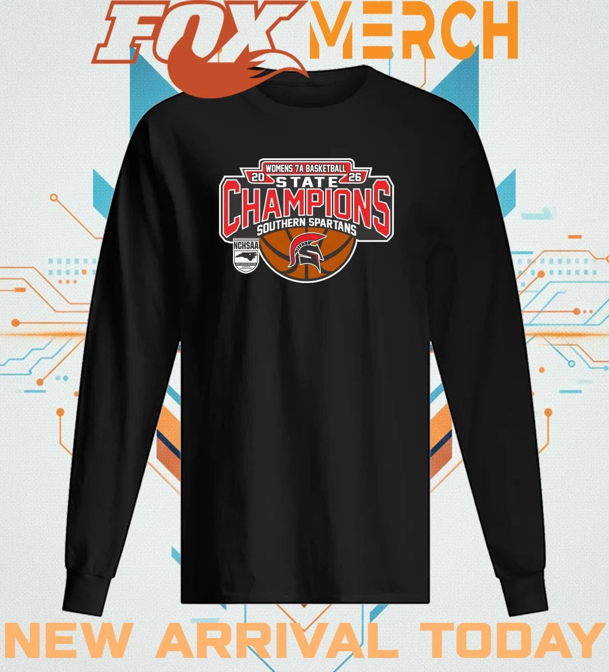 Southern Spartans 2026 Women’s 7A Basketball State Champions t-shirt