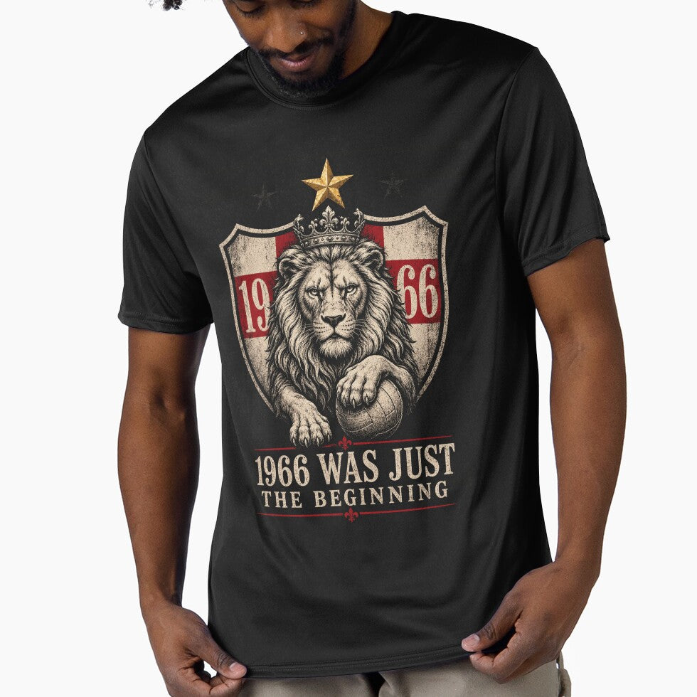 England Football Fan Shirt - 1966 Vintage Lion Tee by VizoArt-Studio