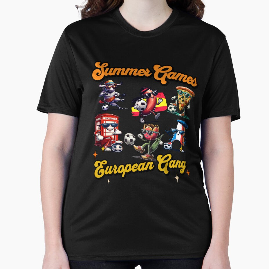Summer Games European Gang - Fun Soccer by VibePrintStudio