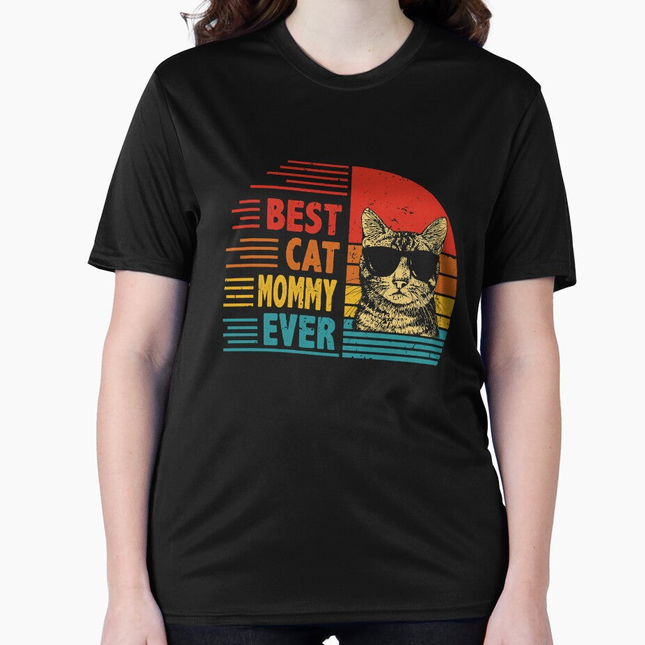 Vintage Retro Best Cat Mommy Ever Funny Cat Lover Mother's Day Gift by EdwinaEmmanoiCo