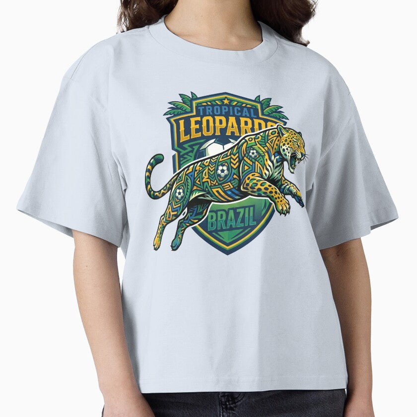 Tropical Leopards Brazil Jaguar Soccer — Tropical Club Mascot by David Mateo ArtWorks