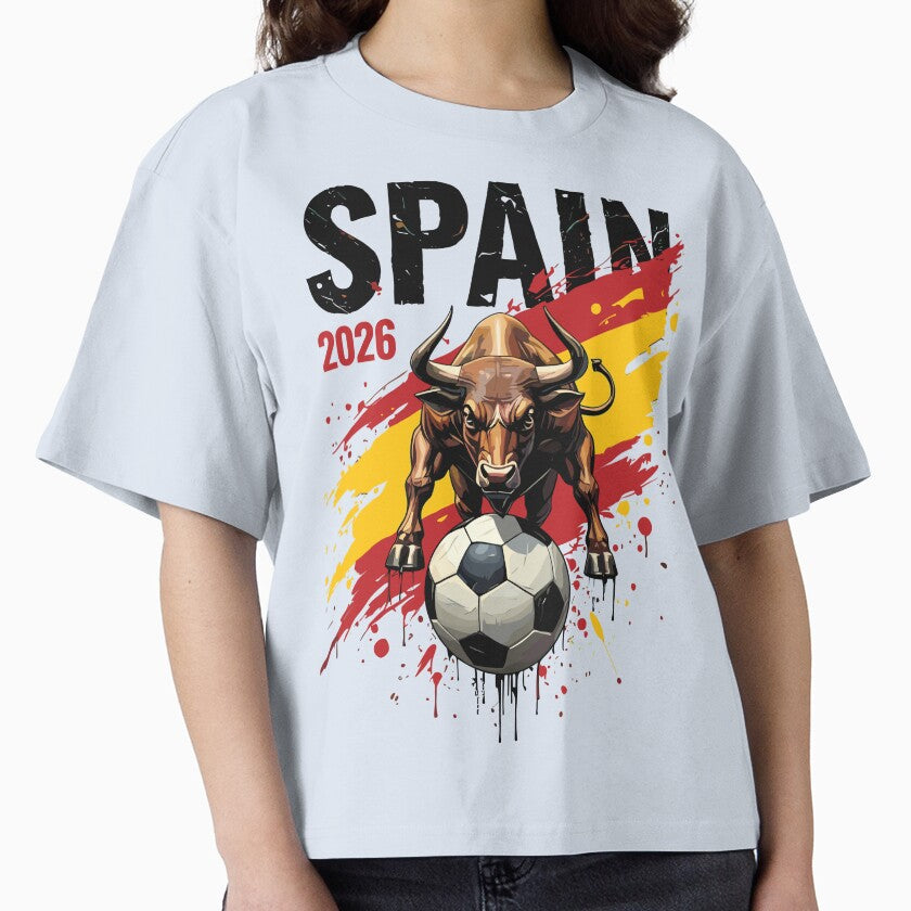 Spain 2026 Soccer Bull - Spanish Football Spirit Desig by Krasnovaovaova