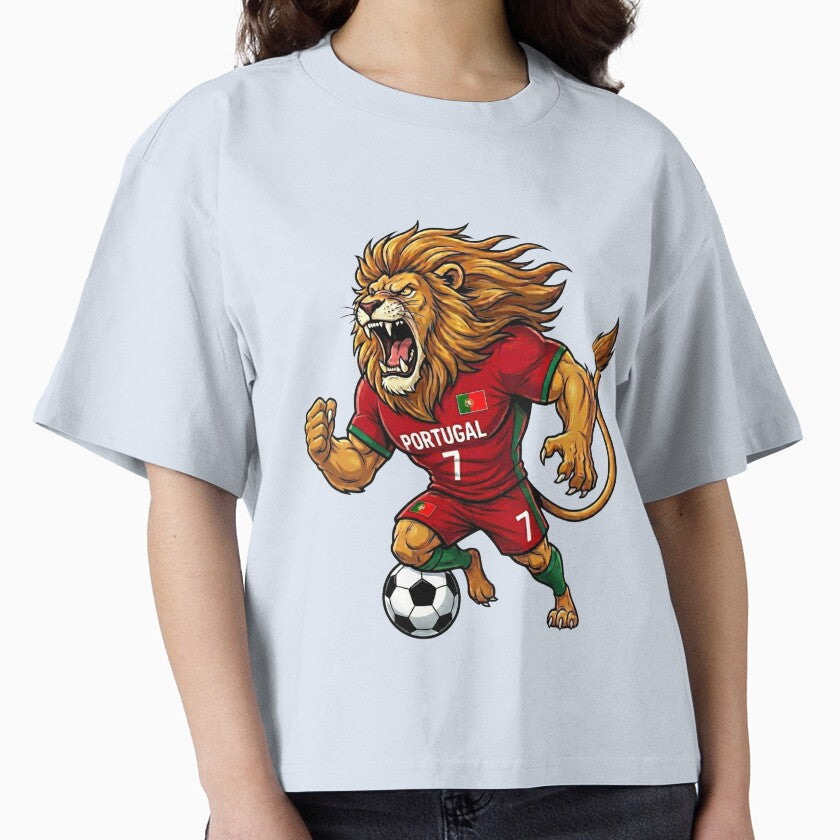 Portugal Lion — Football World Cup 2026 Cartoon Mascot by David Mateo ArtWorks