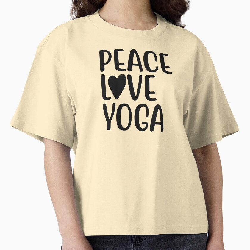 Yoga Quote Peace Love Yoga Motivational Saying by SoccaTamam