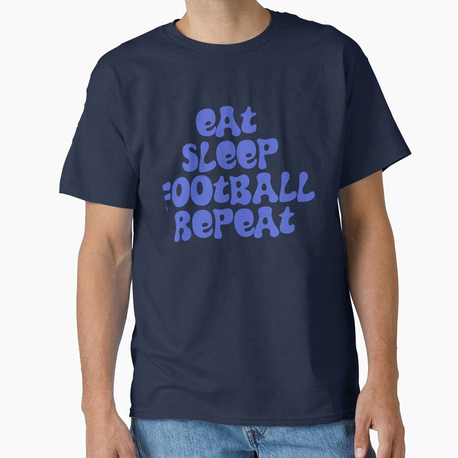 Eat Sleep Football Repeat by Hello Bee Bee