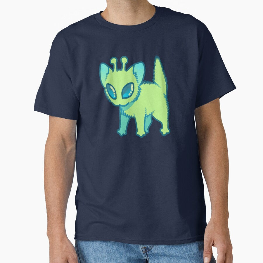 Alien Kitty by Spadefish Art