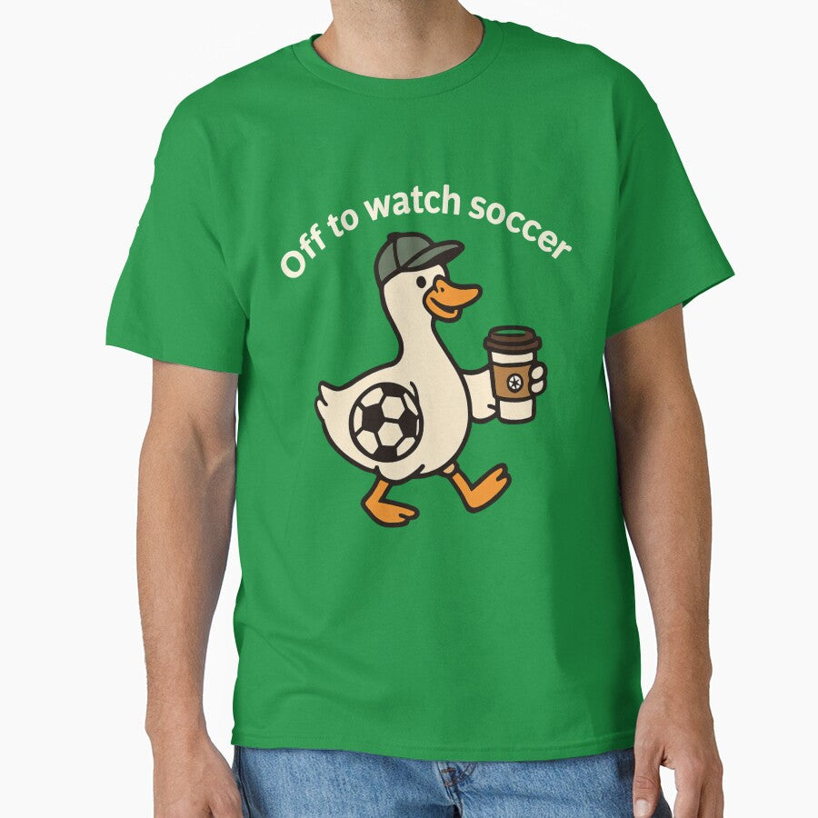 Off To Watch Soccer Duck by SiarheiYur