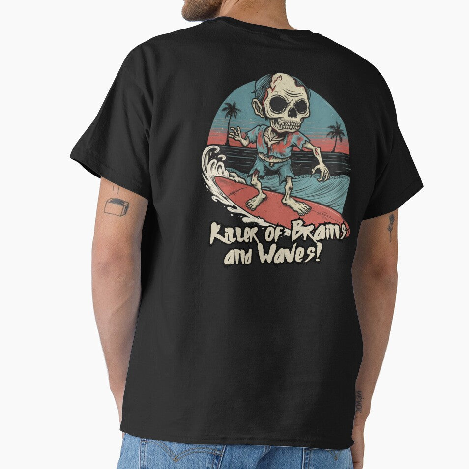 Surfing Zombie, killer of waves and brains, surf by Meandmyshop