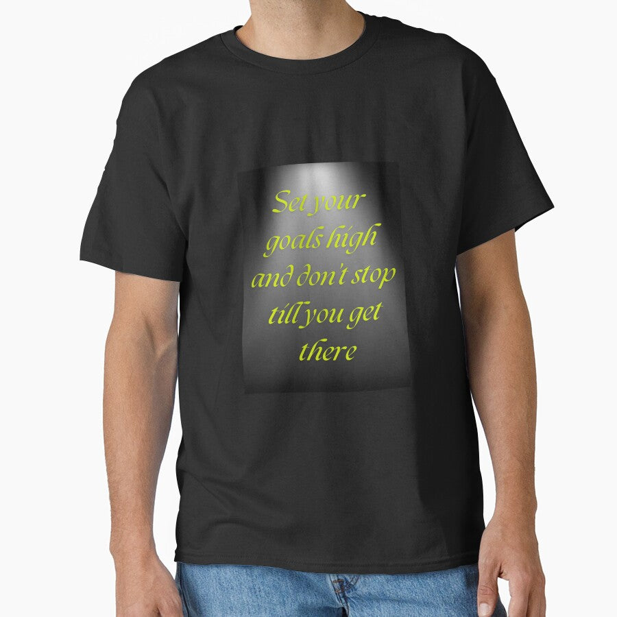 Set your goals high and don’t stop till you get there by DIDI-design