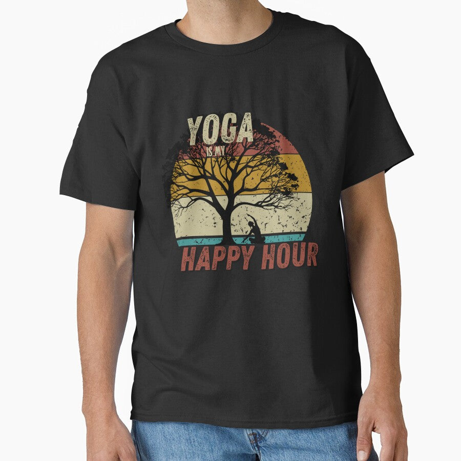 Yoga is my Happy Hour by CultureThreadz