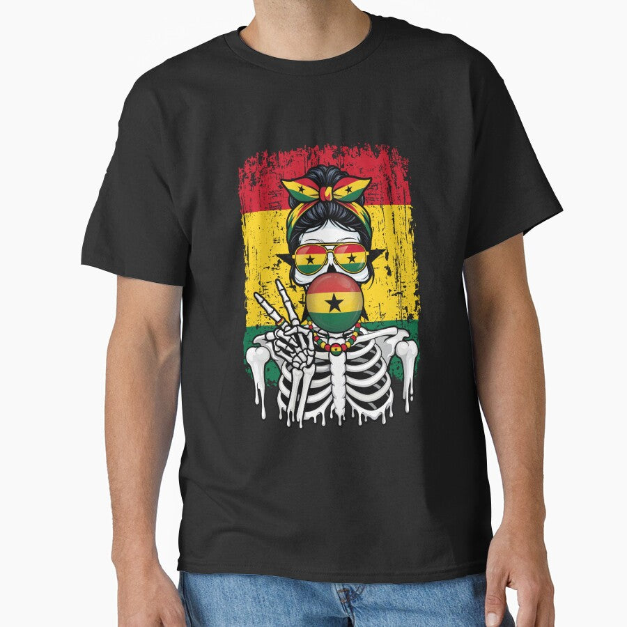 Ghana-Inspired Graphic Tee for Everyday Style by Colorful Designs