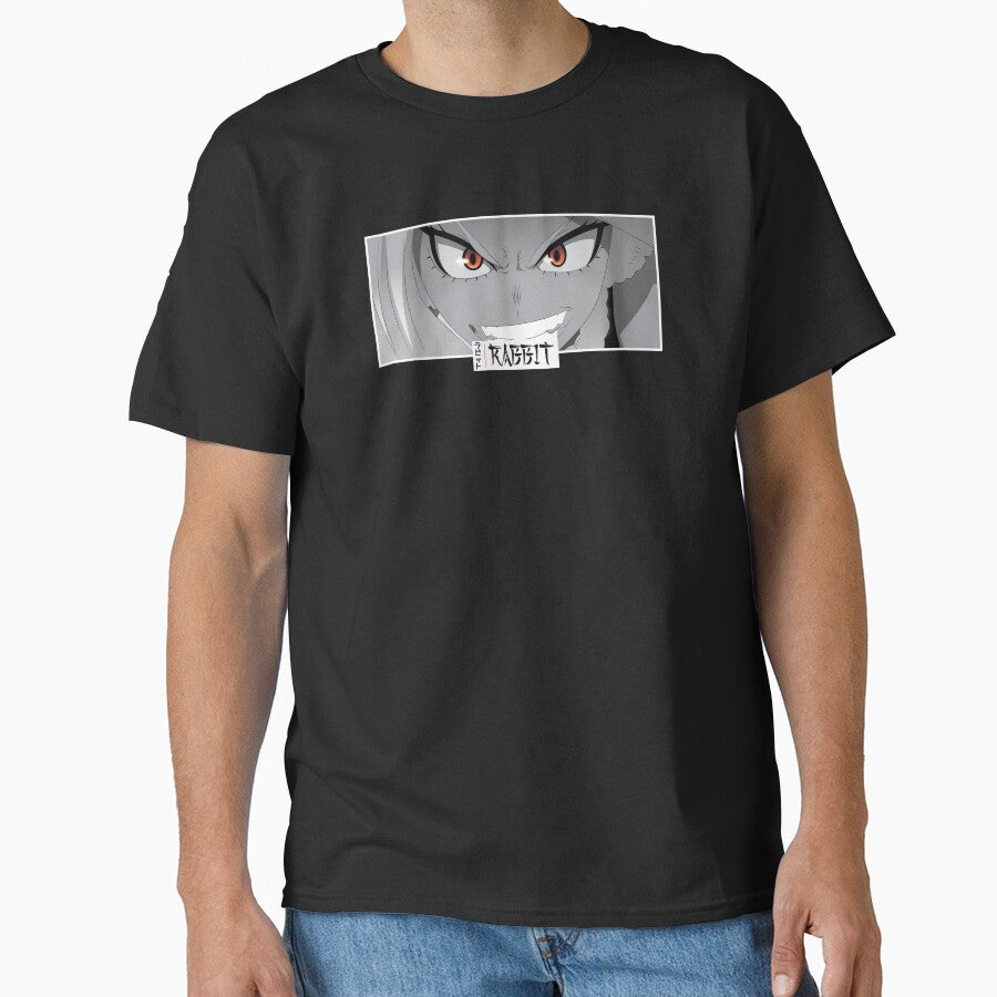 Rabbit Anime Eyes Monochrome Japanese Cozy Manga by Otakurypto