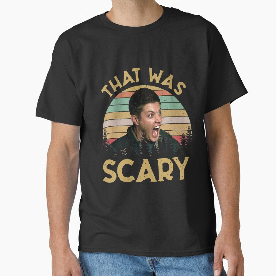Dean Winchester Supernatural That Was Scary Funny Vintage Retro by RichardKerns