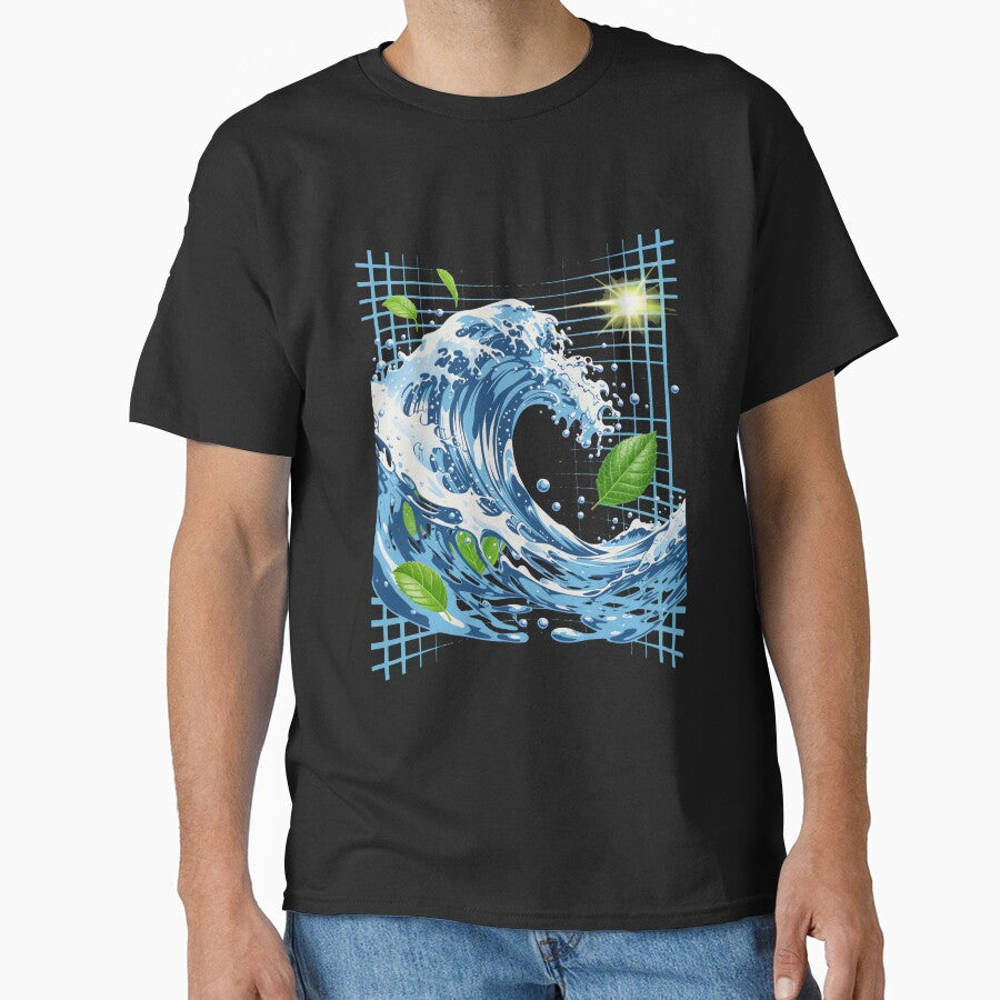 Liquid Digital Wave Aesthetic by SignumShop