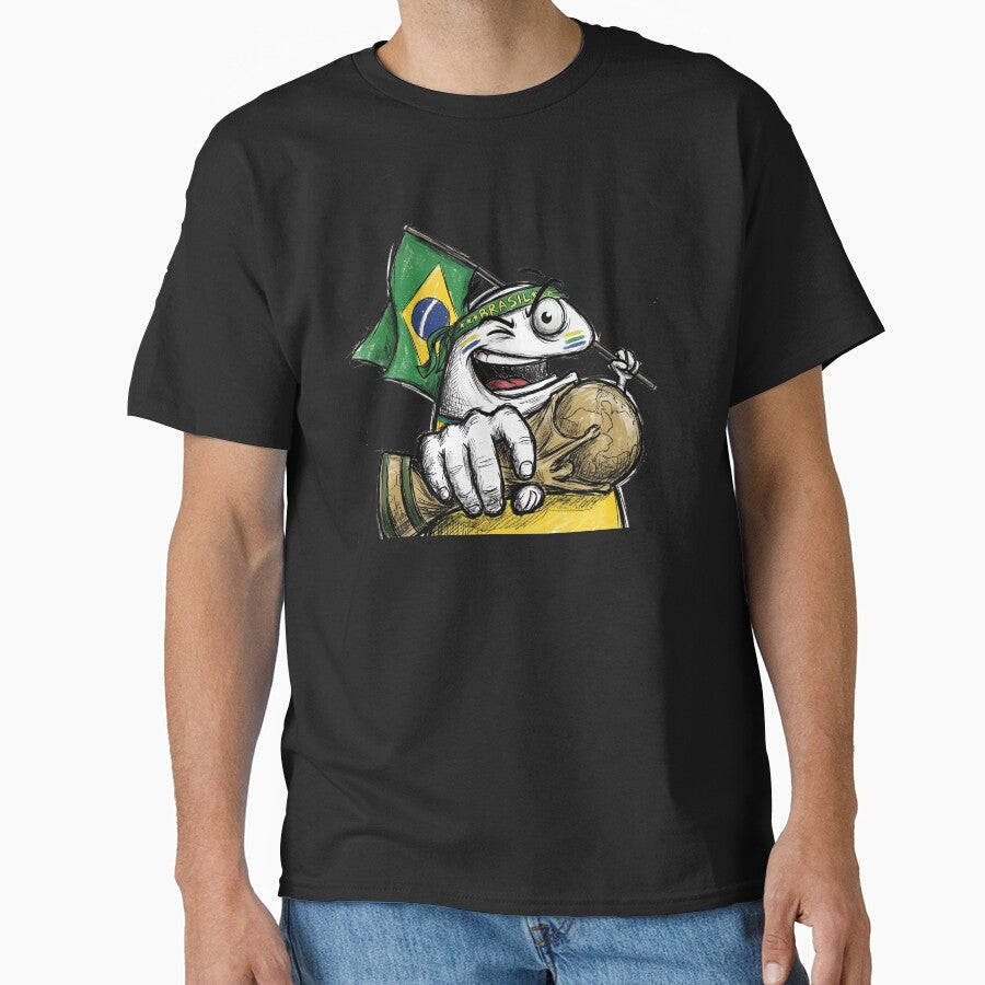 Funny Brazil Soccer Fan Flork Meme - Brazilian Football Champion ArtFunny Brazil Soccer Fan Flork Meme - Brazilian Football Champion Art by Ayiyi Shop