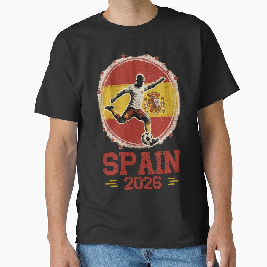 Team Spain Flag Soccer Player 2026 by legendaryskins