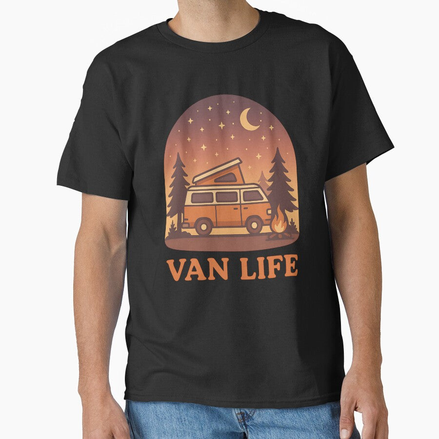 Van Life Adventure - Retro Camper Van Road-Trip by stylishdzign