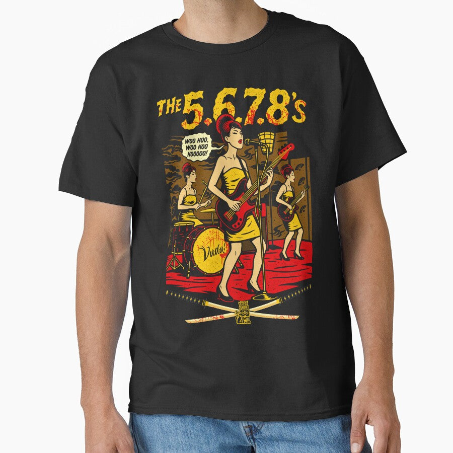 The 5.6.7.8’s – Kill Bill Inspired Retro Rock Art by Vudu! ⚡ Studio