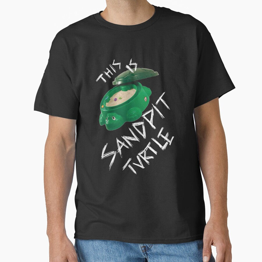 This Is Sandpit Turtle - bmth meme - white on black by eleeenav