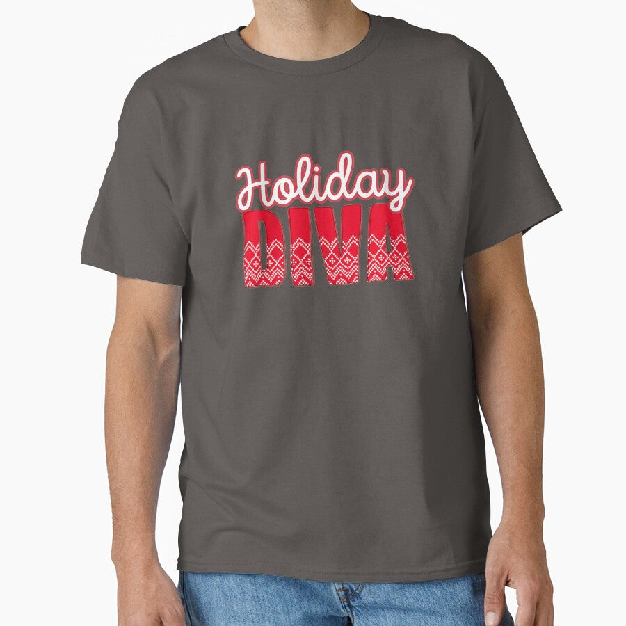 Cute Holiday Diva Holiday Humour Festive Quotes by Renata Illustrata