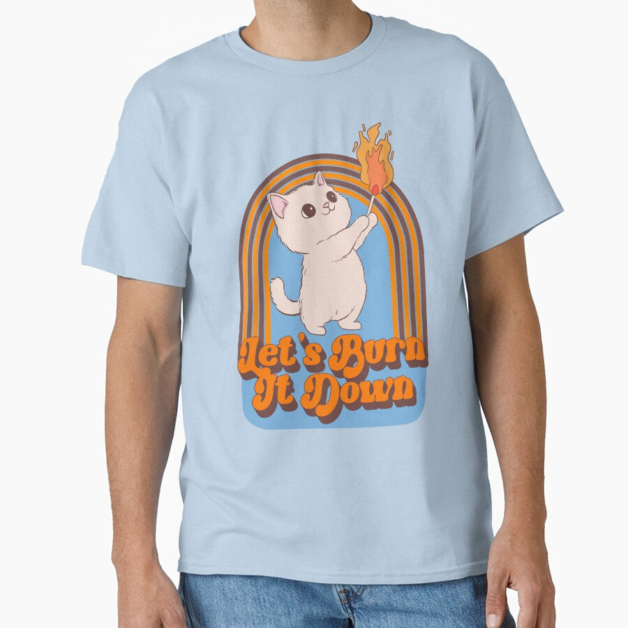 Let’s burn it down cat by Jess.a.creates