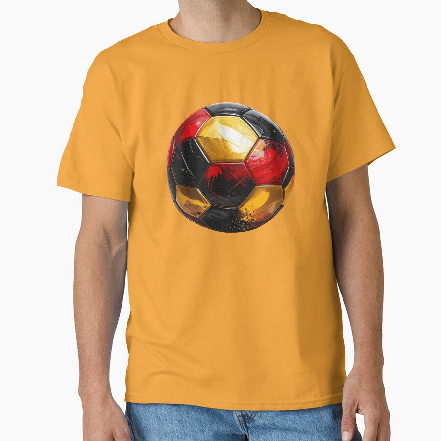 Football in black, red, and gold for Germany by LiskoDesign